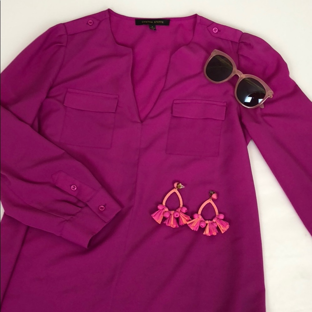 Cynthia Steffe pink top! Only wore the top one time. Photos are still accurate.